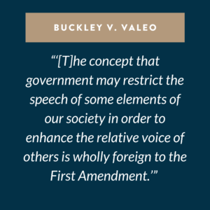 Buckley v valeo decision sale