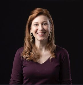 Color photo, headshot of Christine Gilsinger.